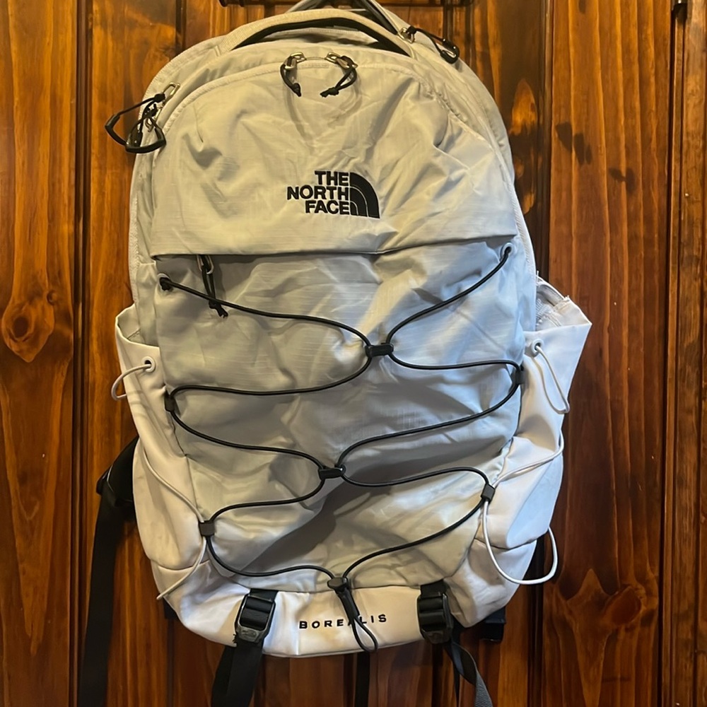 North Face Borealis light blue backpack BACK TO SCHOOL